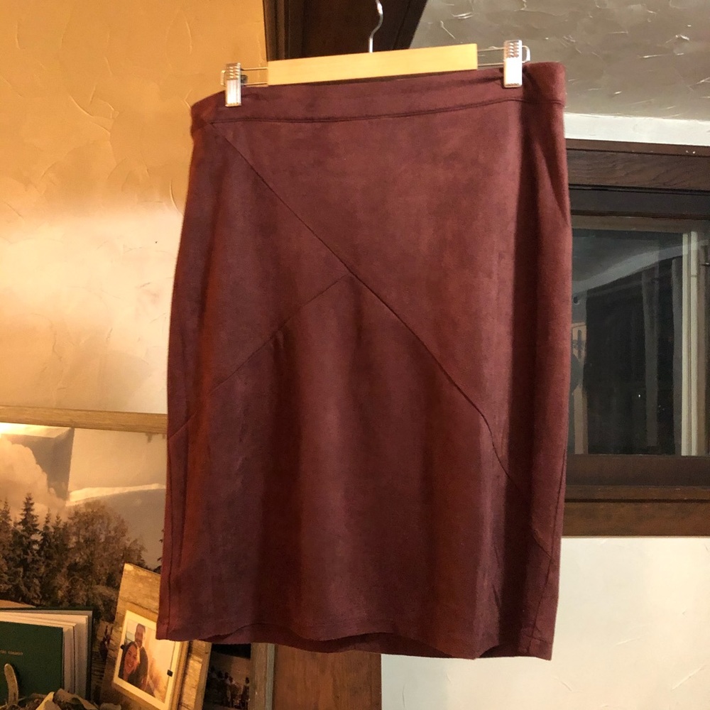 41 Hawthorn Faux Suede Skirt